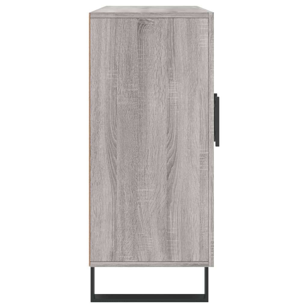 Sideboard Grau Sonoma 90x34x80 cm Holzwerkstoff