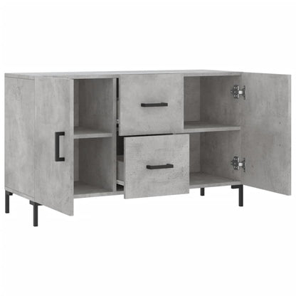 Sideboard Betongrau 100x36x60 cm Holzwerkstoff