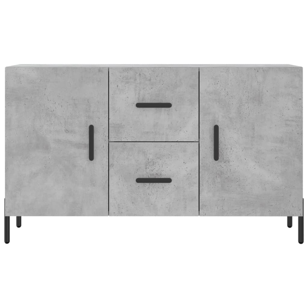 Sideboard Betongrau 100x36x60 cm Holzwerkstoff