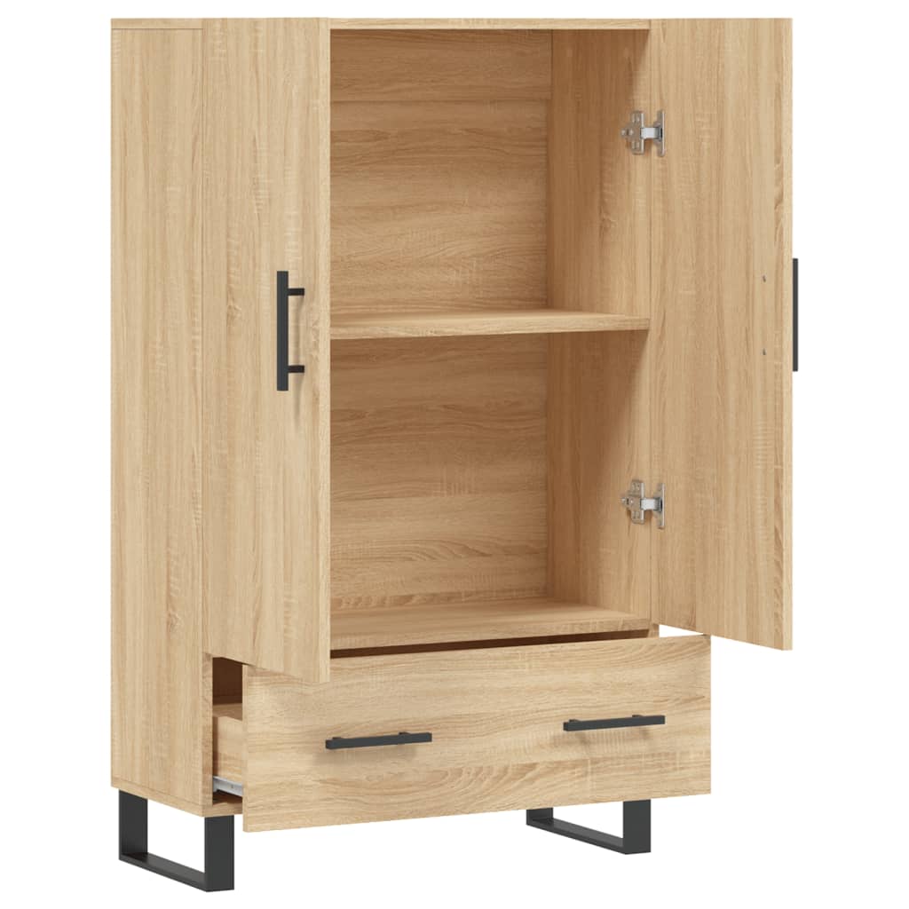 Highboard Sonoma-Eiche 69,5x31x115 cm Holzwerkstoff