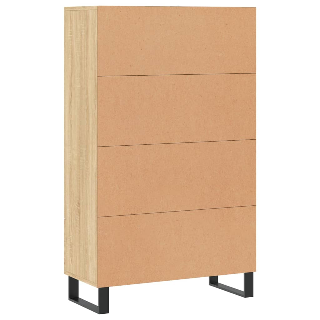 Highboard Sonoma-Eiche 69,5x31x115 cm Holzwerkstoff