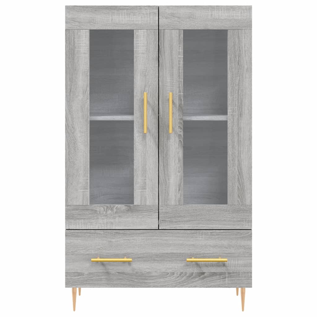 Highboard Grau Sonoma 69,5x31x115 cm Holzwerkstoff