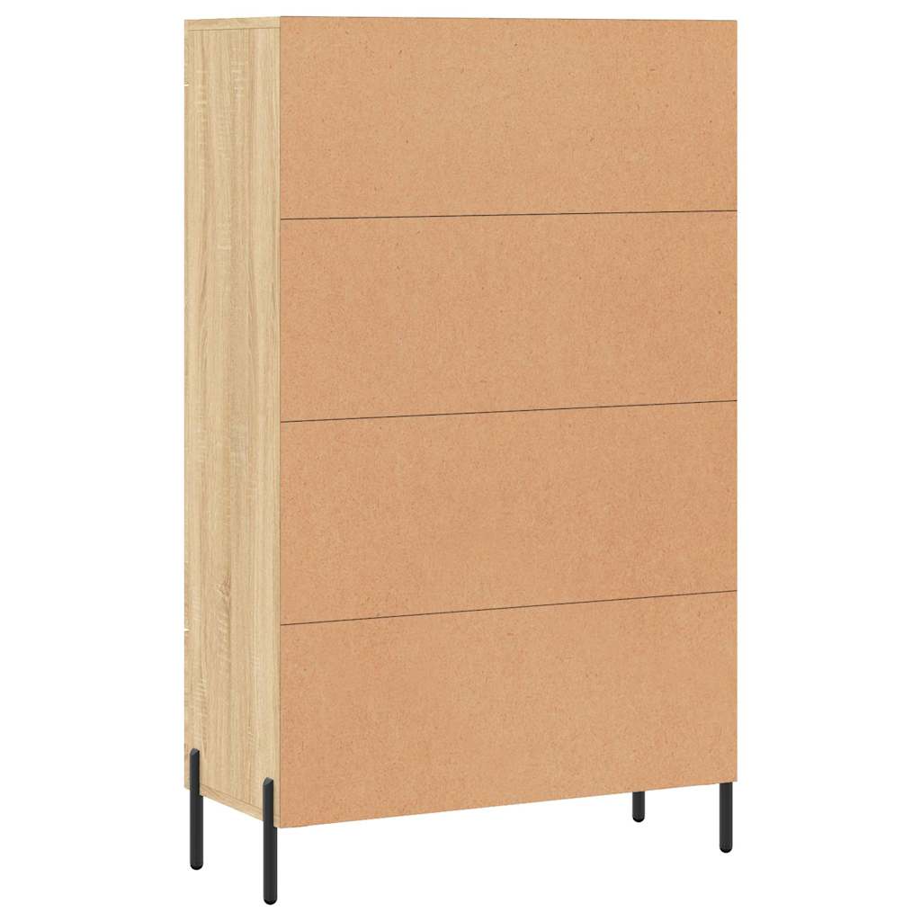Highboard Sonoma-Eiche 69,5x31x115 cm Holzwerkstoff