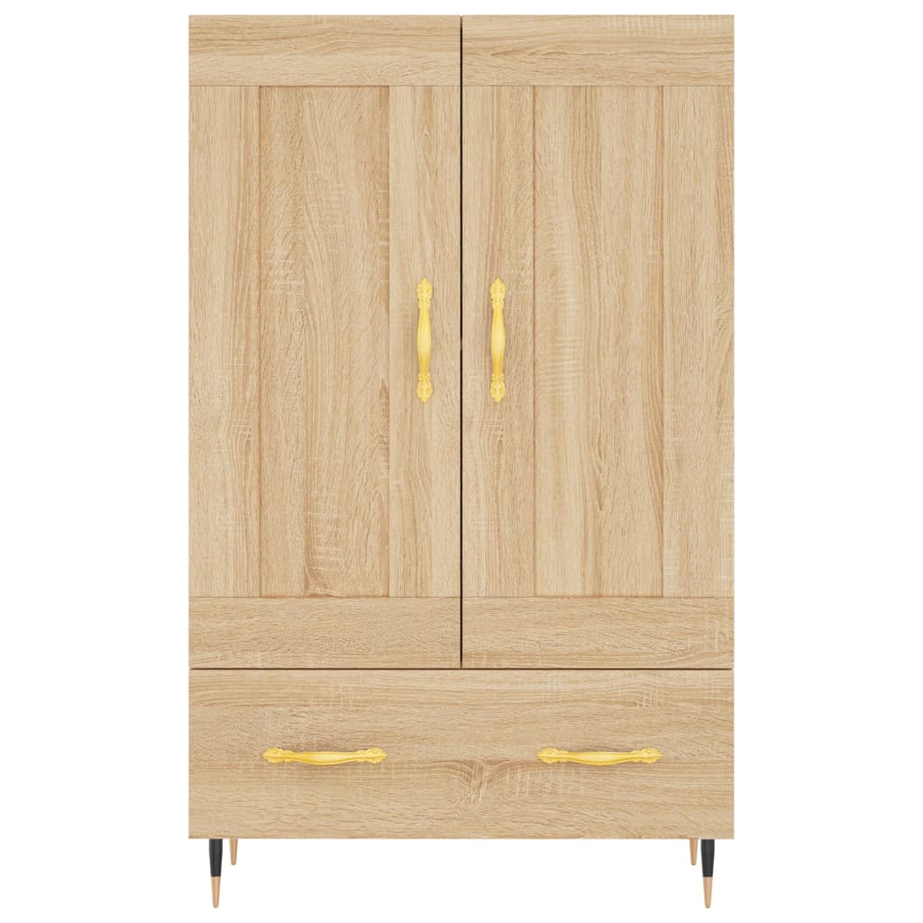 Highboard Sonoma-Eiche 69,5x31x115 cm Holzwerkstoff