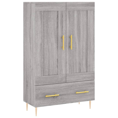 Highboard Grau Sonoma 69,5x31x115 cm Holzwerkstoff