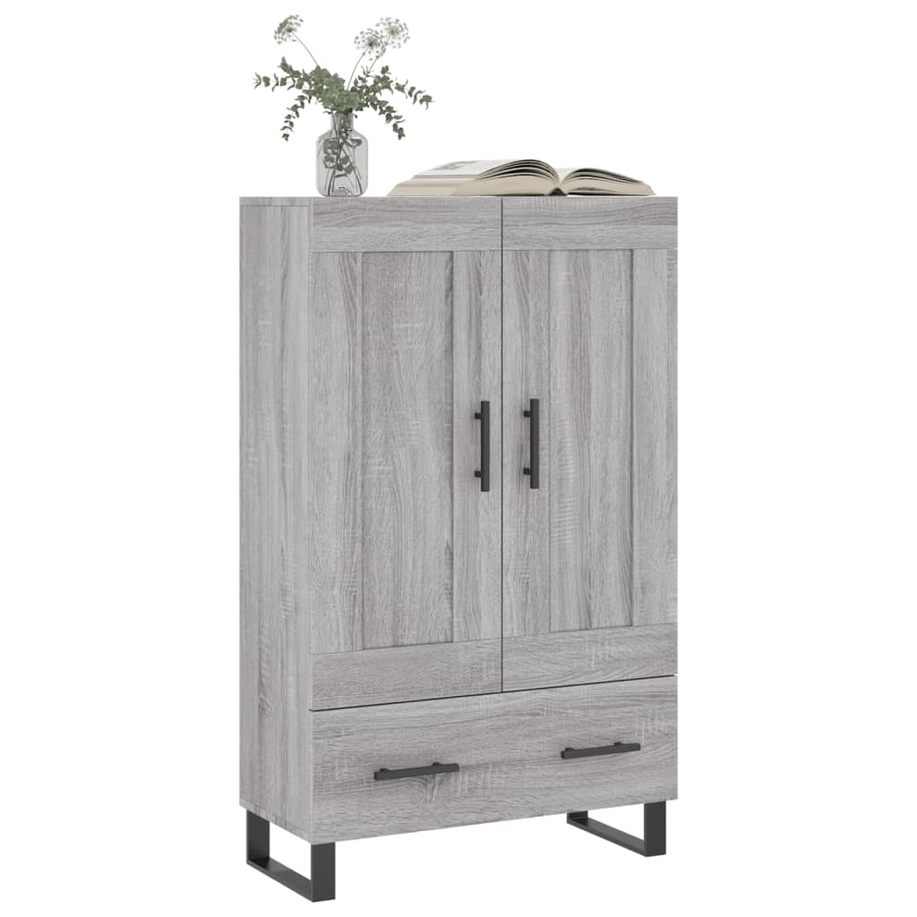 Highboard Grau Sonoma 69,5x31x115 cm Holzwerkstoff