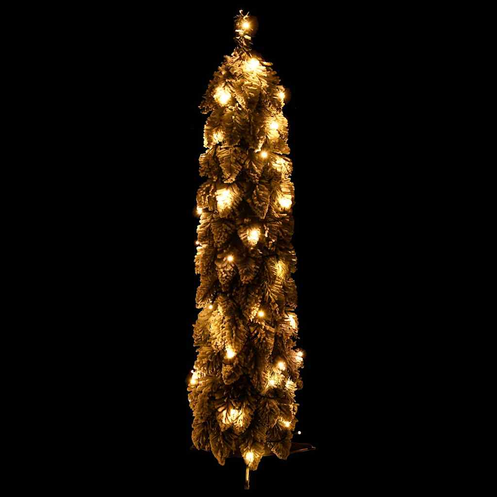 Künstlicher Weihnachtsbaum Beleuchtung & Schnee 30 LEDs 60 cm