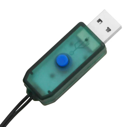 Künstlicher Weihnachtsbaum Beleuchtung & Schnee 30 LEDs 60 cm