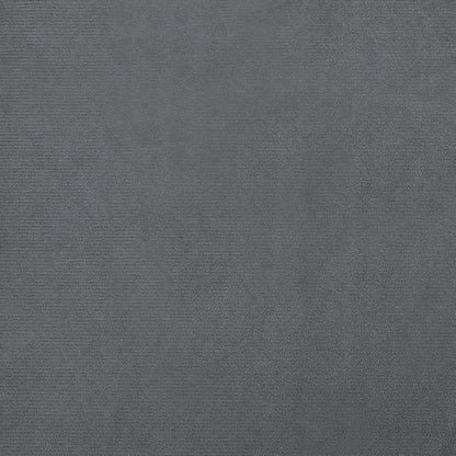 Kindersofa Dunkelgrau 50x40x26,5 cm Samt