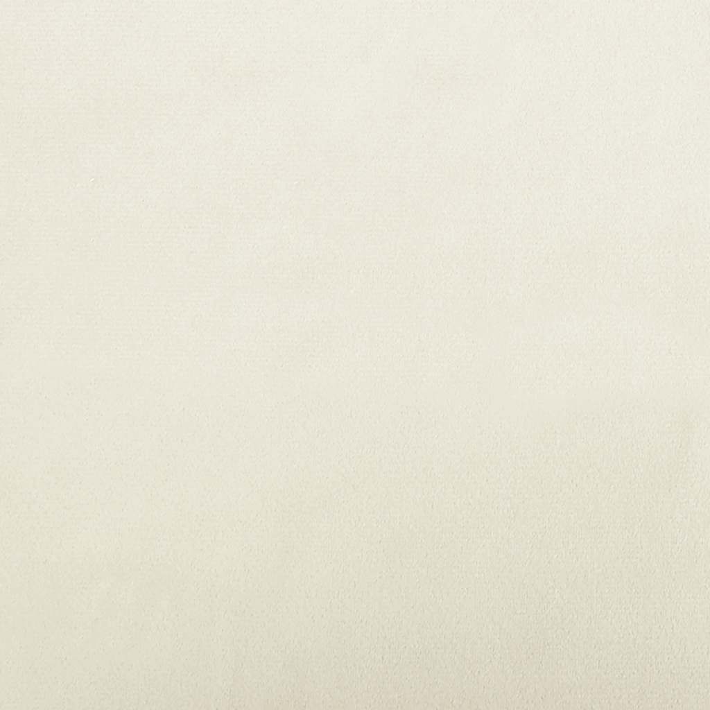 Kindersofa Creme 70x40x24 cm Samt