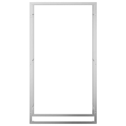 Brennholzregal 80x28x154 cm Edelstahl