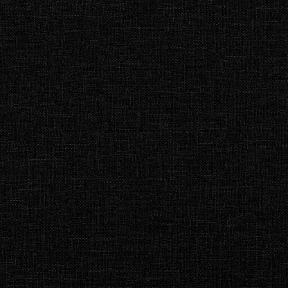 Tagesbett Ausziehbar mit Schubladen Schwarz 80x200 cm Stoff