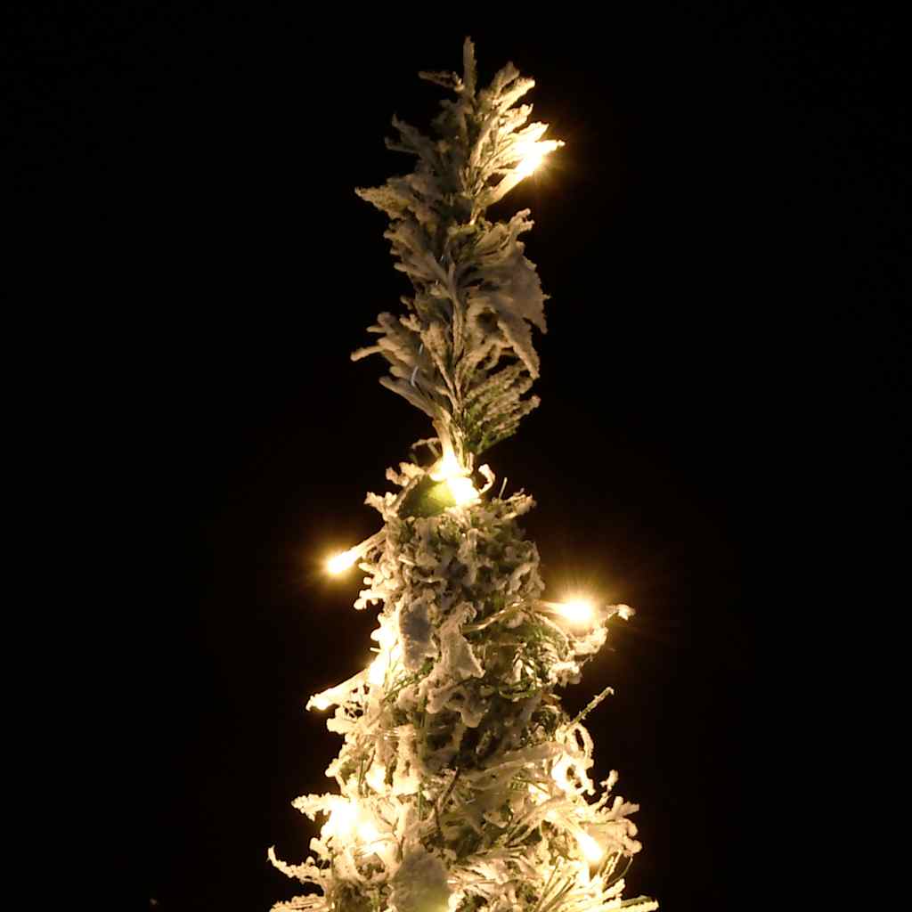 Pop-Up-Weihnachtsbaum Künstlich Beschneit 100 LEDs 150 cm