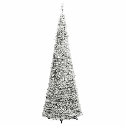 Pop-Up-Weihnachtsbaum Künstlich Beschneit 100 LEDs 150 cm