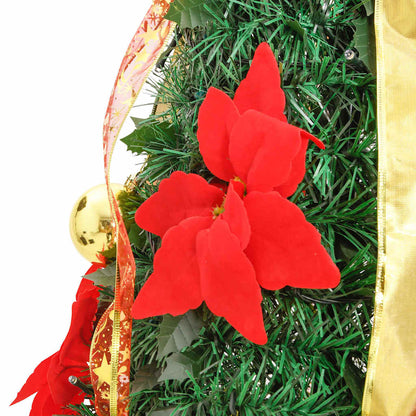 Pop-Up-Weihnachtsbaum Künstlich 100 LEDs Grün 150 cm