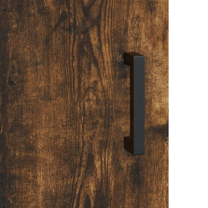 Wandschränke 2 Stk. Räuchereiche Holzwerkstoff