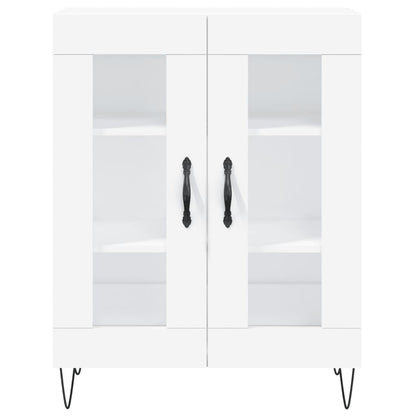 Highboard Weiß 69,5x34x180 cm Holzwerkstoff