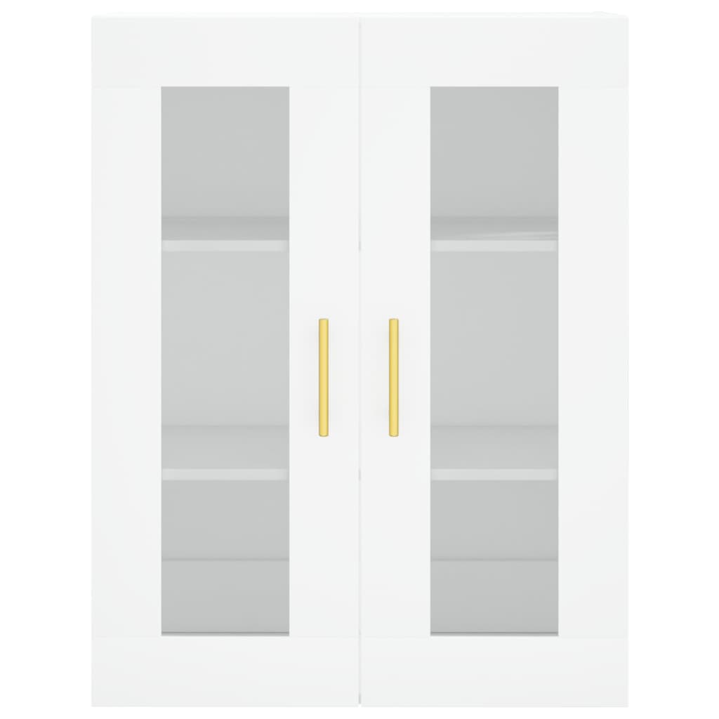 Highboard Weiß 69,5x34x180 cm Holzwerkstoff