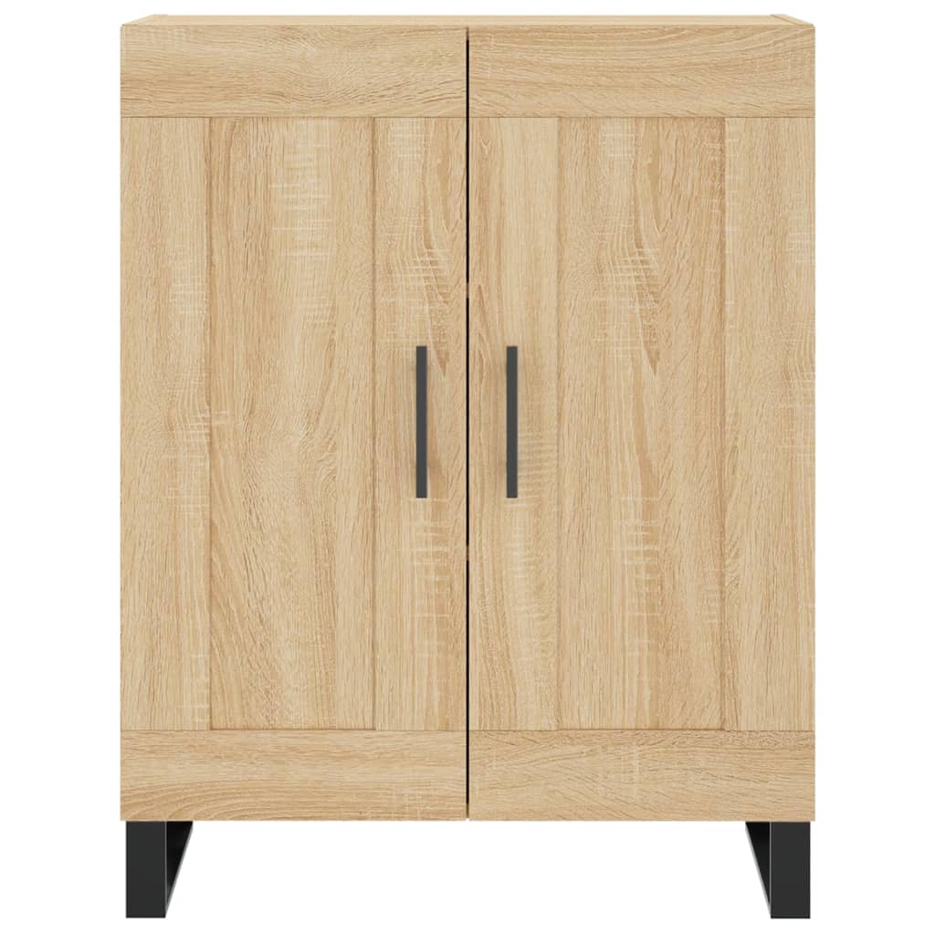 Highboard Sonoma-Eiche 69,5x34x180 cm Holzwerkstoff