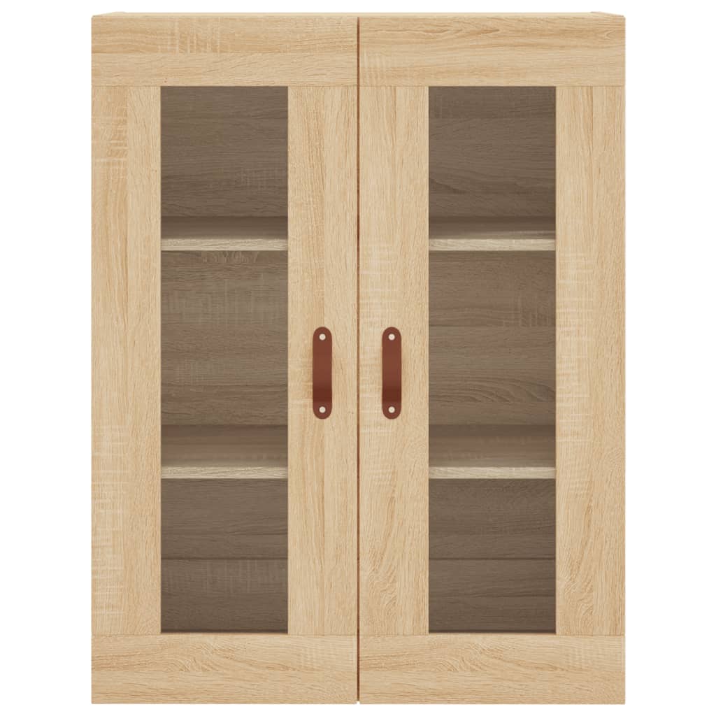 Highboard Sonoma-Eiche 69,5x34x180 cm Holzwerkstoff