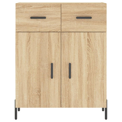 Highboard Sonoma-Eiche 69,5x34x180 cm Holzwerkstoff