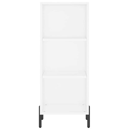 Highboard Weiß 34,5x34x180 cm Holzwerkstoff