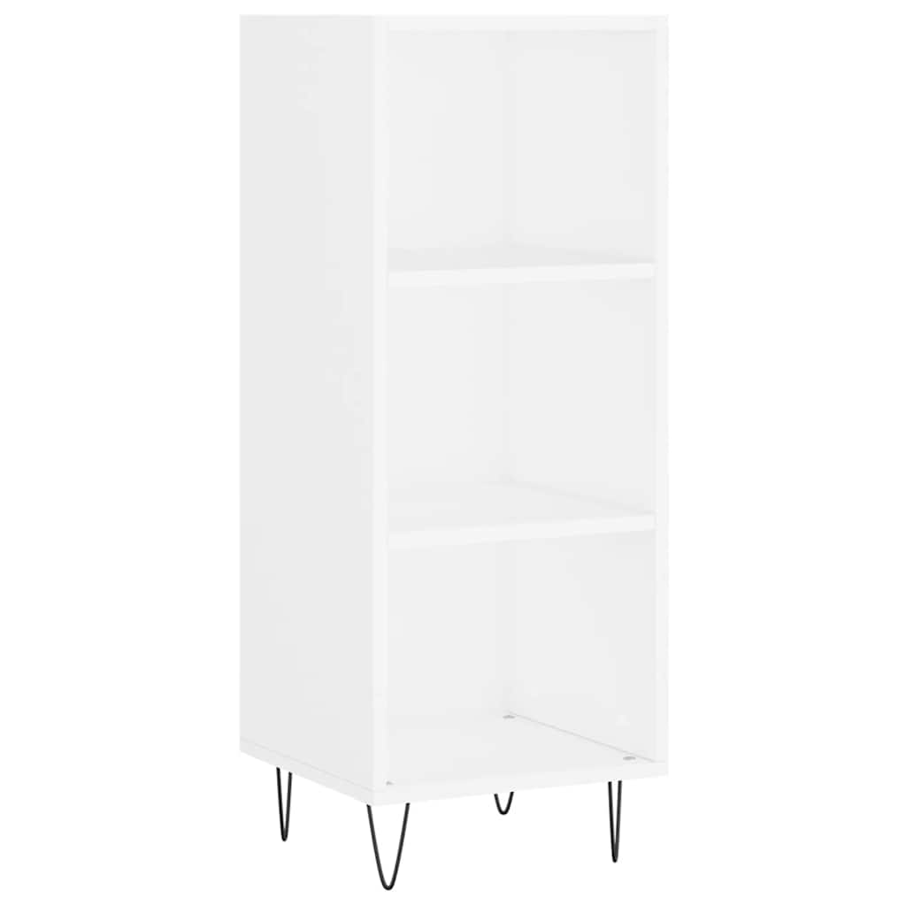 Highboard Weiß 34,5x34x180 cm Holzwerkstoff