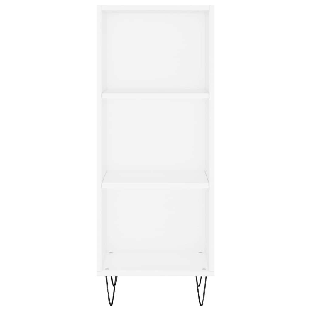 Highboard Weiß 34,5x34x180 cm Holzwerkstoff