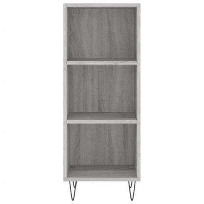 Highboard Grau Sonoma 34,5x34x180 cm Holzwerkstoff