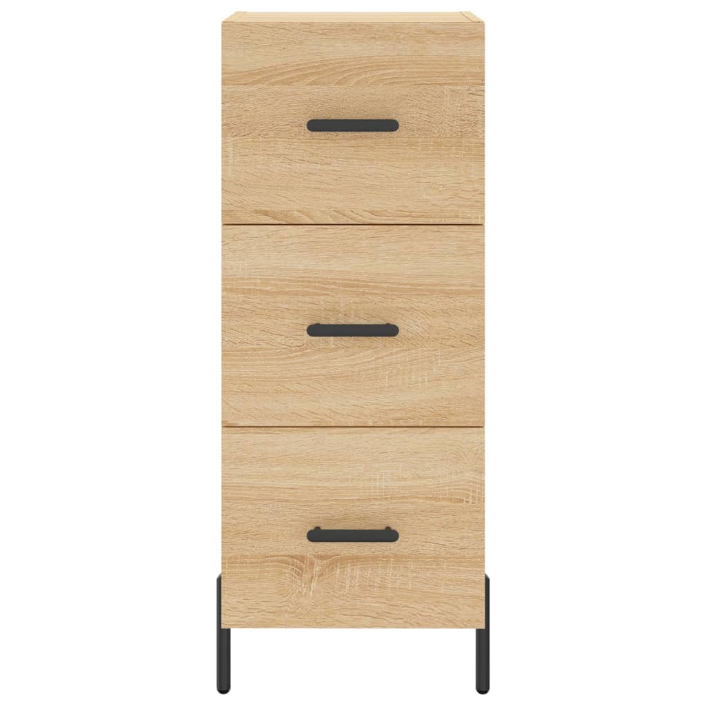 Highboard Sonoma-Eiche 34,5x34x180 cm Holzwerkstoff