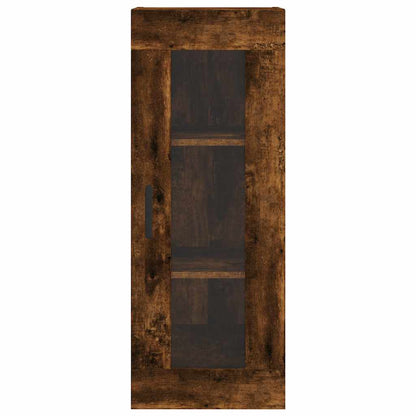 Highboard Räuchereiche 34,5x34x180 cm Holzwerkstoff