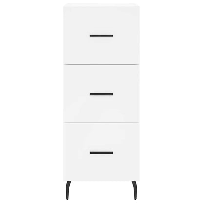 Highboard Weiß 34,5x34x180 cm Holzwerkstoff