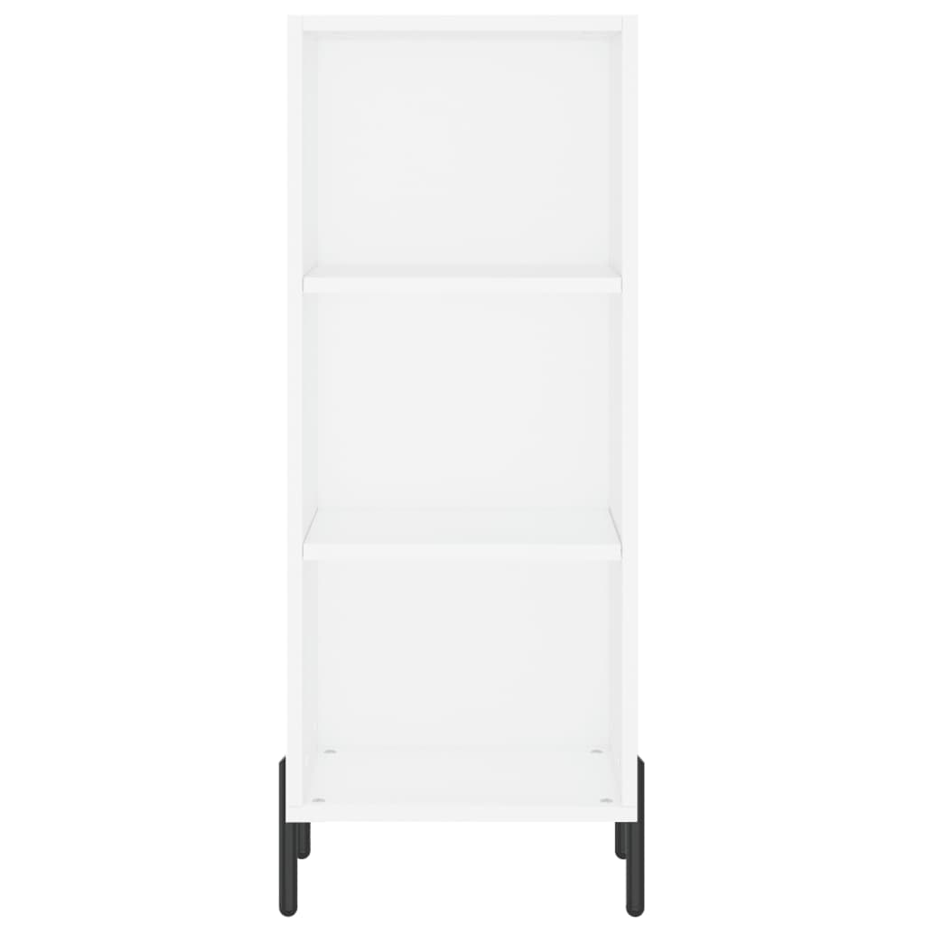 Highboard Weiß 34,5x34x180 cm Holzwerkstoff