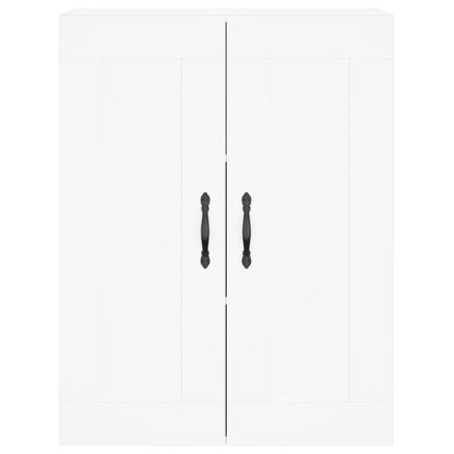 Highboard Weiß 69,5x34x180 cm Holzwerkstoff