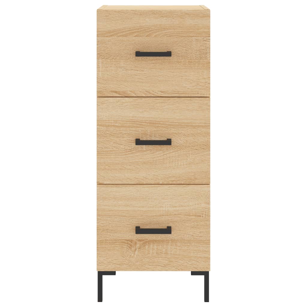 Highboard Sonoma-Eiche 34,5x34x180 cm Holzwerkstoff