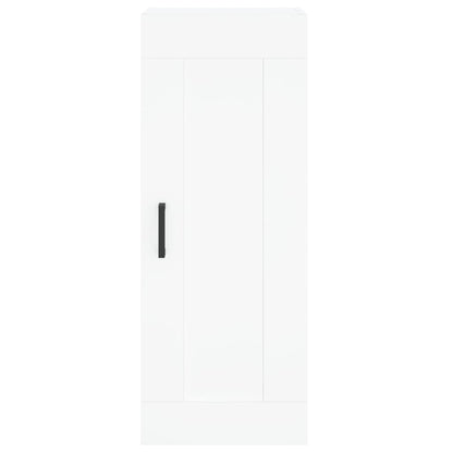 Highboard Weiß 34,5x34x180 cm Holzwerkstoff