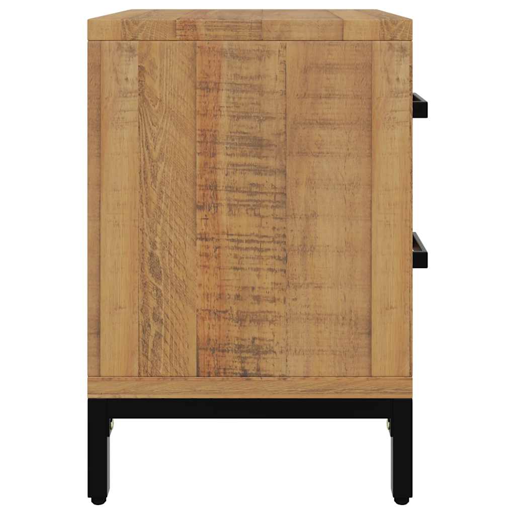 Nachttische 2 Stk. 36x30x45 cm Massivholz Kiefer