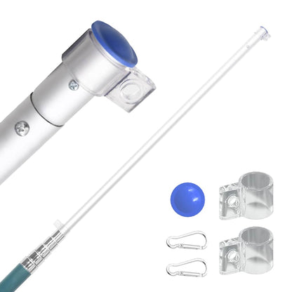 Flagge Spaniens mit Mast 5,5 m Aluminium