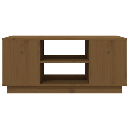 Couchtisch Honigbraun 90x49x40,5 cm Massivholz Kiefer