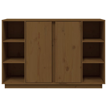 Sideboard Honigbraun 120x35x80 cm Massivholz Kiefer