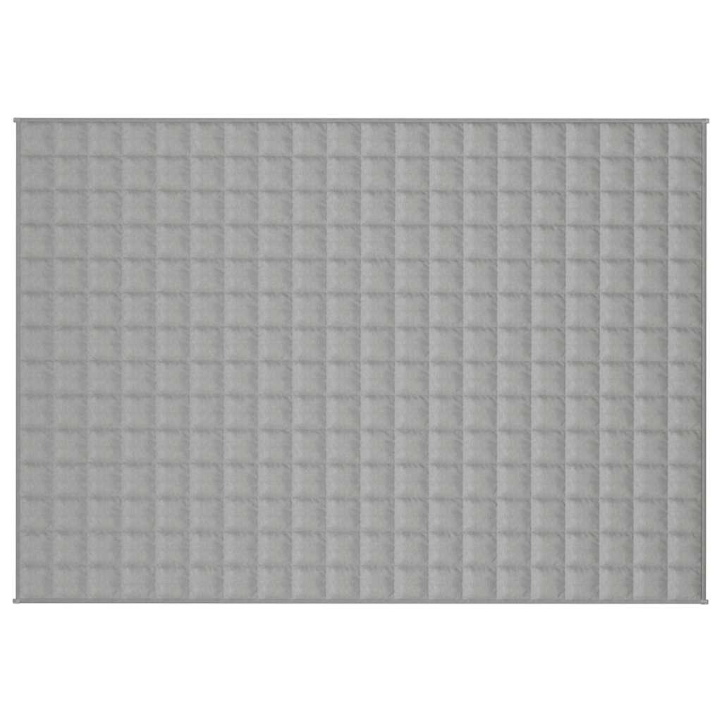 Gewichtsdecke Grau 138x200 cm 10 kg Stoff