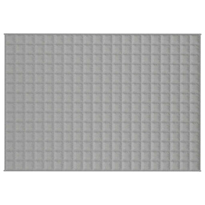 Gewichtsdecke Grau 138x200 cm 10 kg Stoff