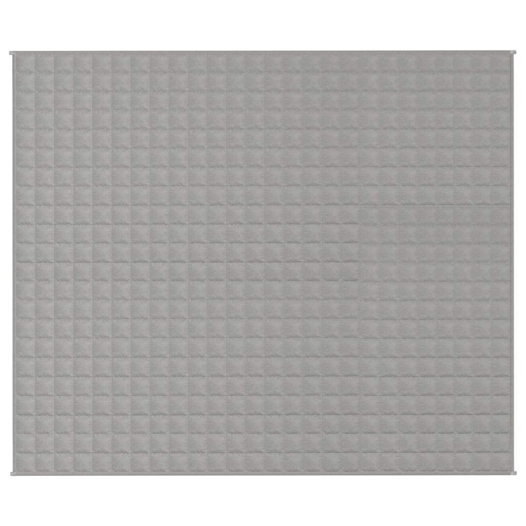 Gewichtsdecke Grau 220x260 cm 15 kg Stoff