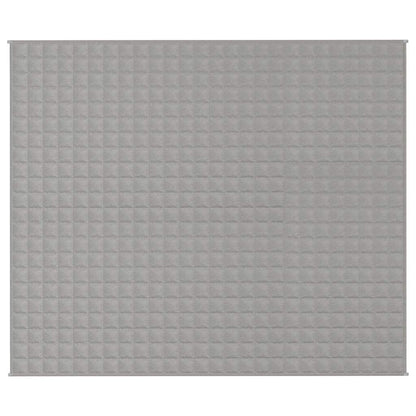Gewichtsdecke Grau 220x260 cm 15 kg Stoff