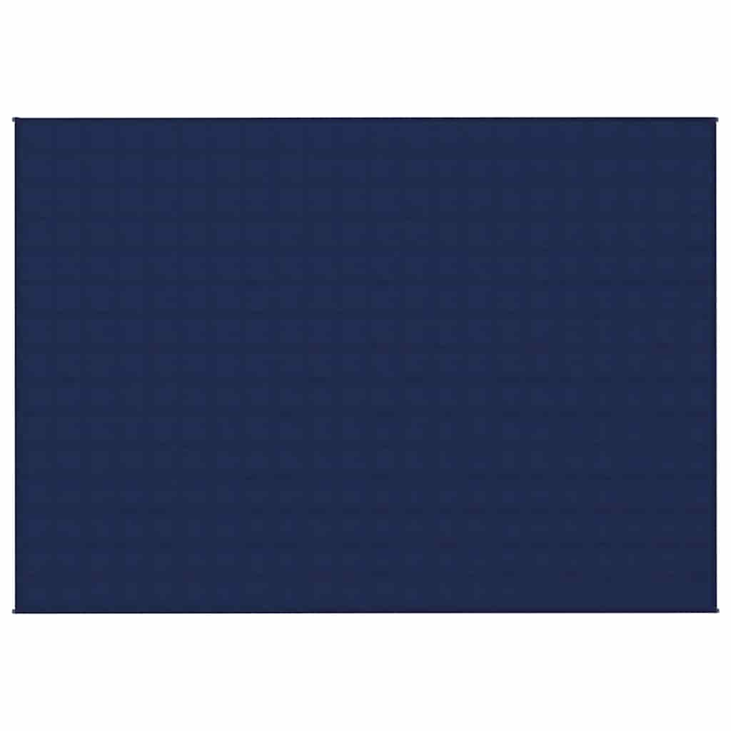 Gewichtsdecke Blau 155x220 cm 11 kg Stoff