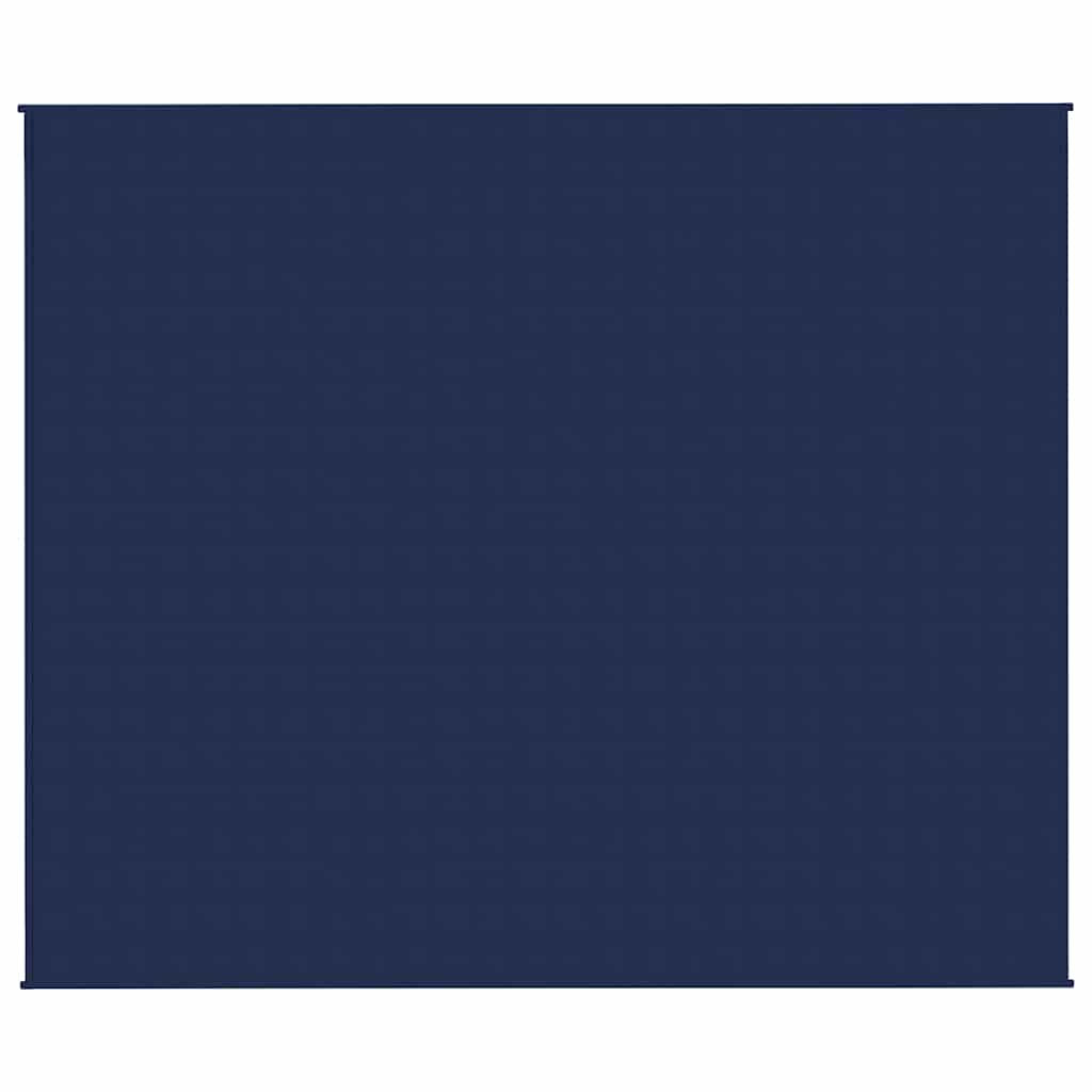 Gewichtsdecke Blau 220x260 cm 15 kg Stoff