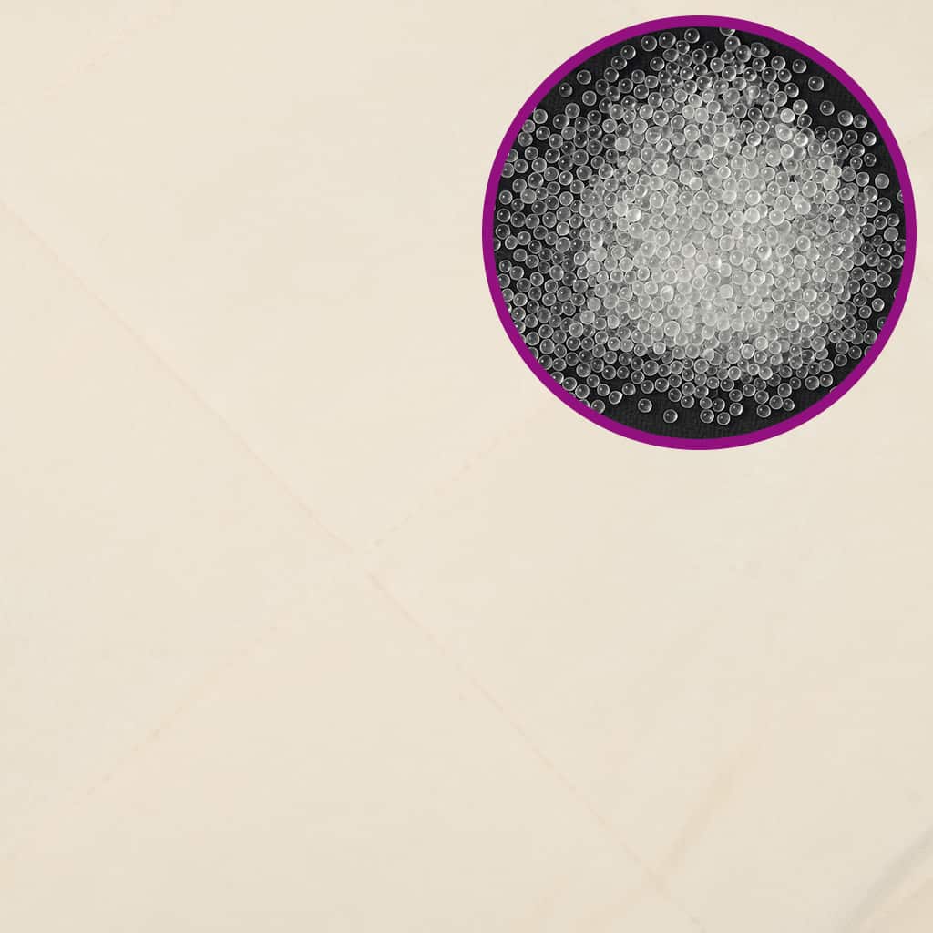 Gewichtsdecke Hellcreme 150x200 cm 7 kg Stoff