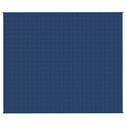 Gewichtsdecke Blau 220x260 cm 11 kg Stoff