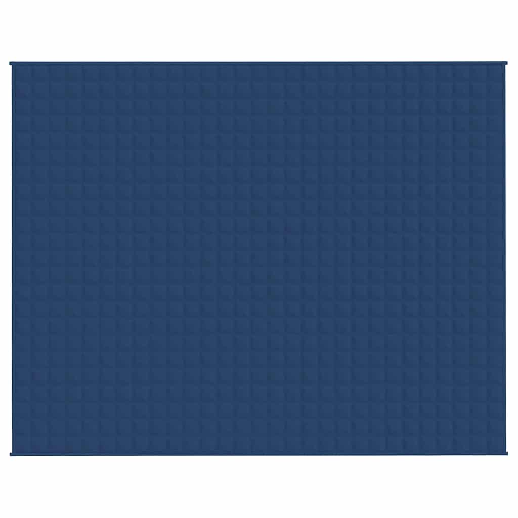 Gewichtsdecke Blau 235x290 cm 11 kg Stoff