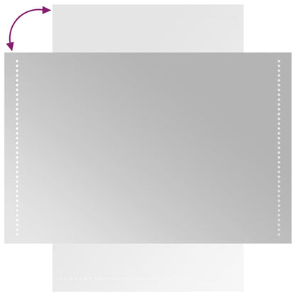 LED-Badspiegel 60x90 cm